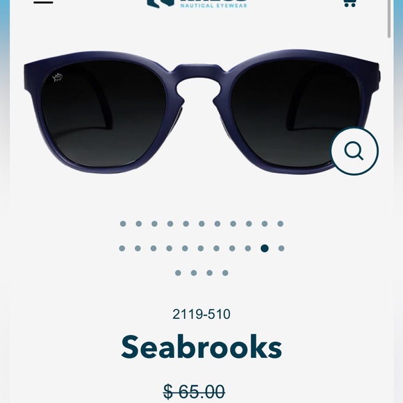 NWT Rheos x Southern Tide Seabrooks Sunglasses - Picture 5 of 7